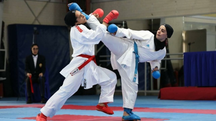 برگزاری اردوی تیم ملی کاراته دختران ایران در کرمانشاه