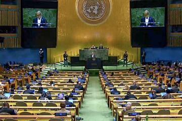 سخنرانی رئیس جمهور در نشست مجمع عمومی سازمان ملل متحد