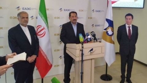 نقشه راه همکاریهای ایران و اتحادیه اوراسیا در مسکو امضا شد