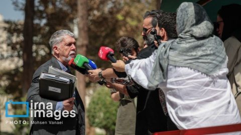 گزارش تصویری/ اعضای هیأت دولت در جمع خبرنگاران