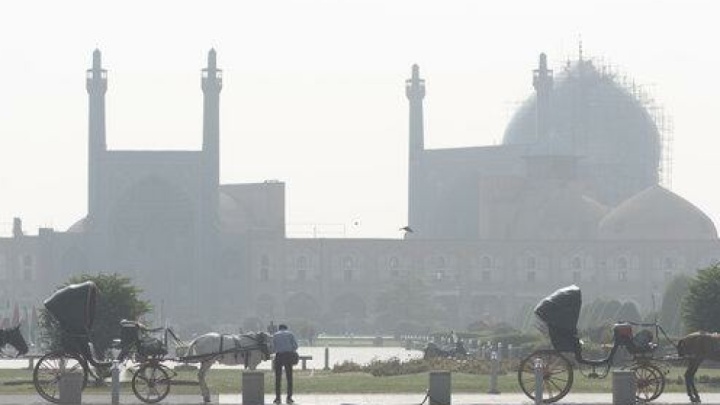 هوای اصفهان و ۴ شهر مجاور در وضعیت قرمز است