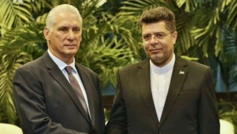 تسلیم استوارنامه سفیر جدید ایران در کوبا به رئیس جمهور این کشور