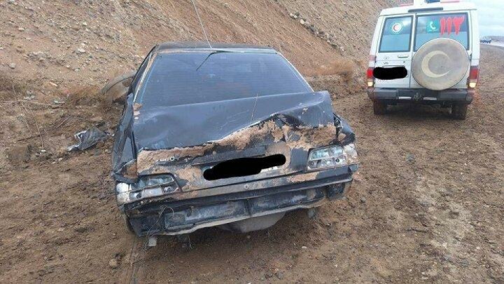 ۴ مصدوم در تصادف زنجیره‌ای محور میامی-سبزوار