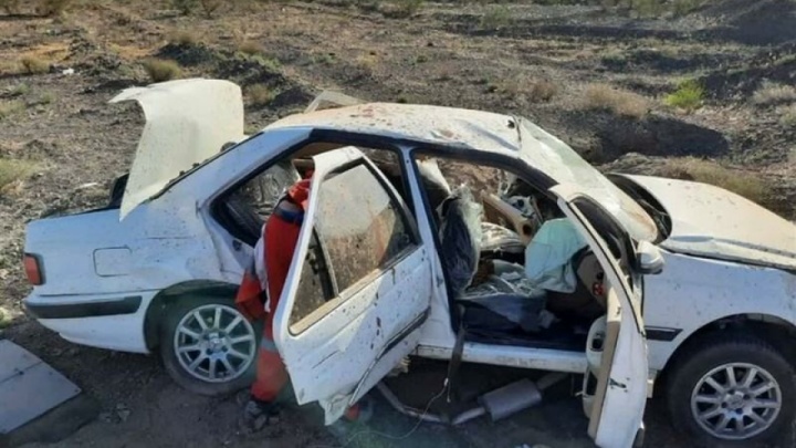 ۴ کشته در برخورد دو پژو پارس در محور روانسر