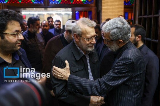 مجلس ترحیم مادر «غلامعلی حداد عادل»