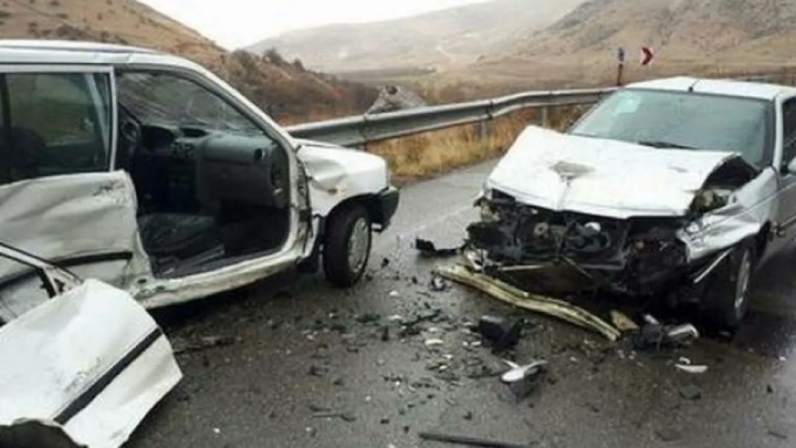 ٣ کشته و یک مصدوم در برخورد سه خودرو