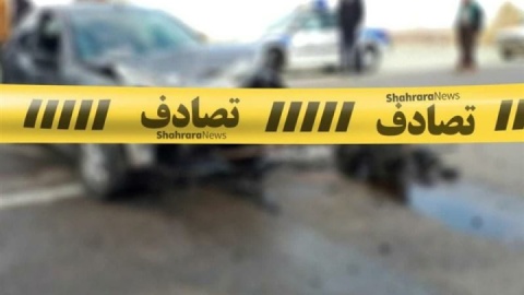 یک کشته و ۳ مصدوم در برخورد پراید با درخت
