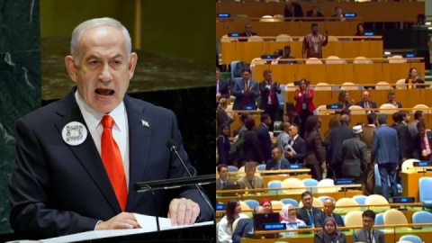 نه مطلق به نتانیاهو ؛ ۷۷ کشور سخنرانی را تحریم کردند