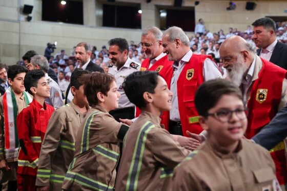 مراسم گرامیداشت روز آتش‌نشانی