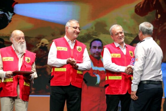 مراسم گرامیداشت روز آتش‌نشانی