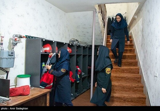 ایستگاه آتشنشانی ویژه بانوان استان فارس