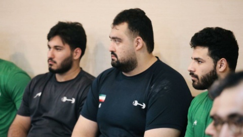 ملیپوشان وزنهبرداری با عارف دیدار کردند