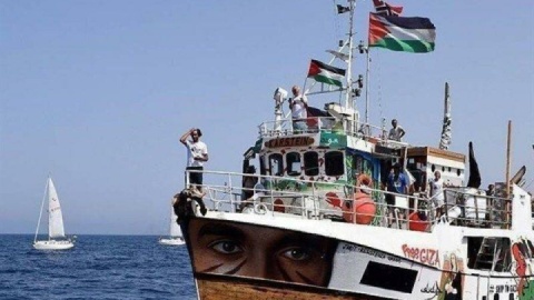 ناوگان الصمود در چند مایلی غزه/ خطر منطقه نارنجی در کمین است