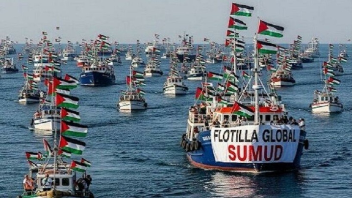 هشدار ناوگان جهانی «صمود»: هرگونه حمله اسرائیل، راهزنی دریایی است