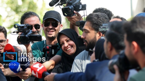 گزارش تصویری/ اعضای هیأت دولت در جمع خبرنگاران