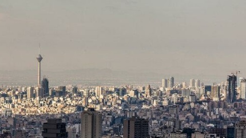 هوای تهران آلوده و در وضعیت نارنجی است