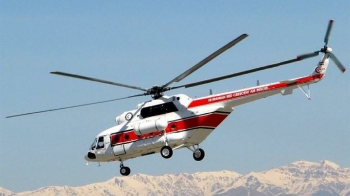 وقوع حادثه برای بالگرد هلال‌احمر در اشترانکوه/یک نفر از حادثه‌دیدگان جان باخت