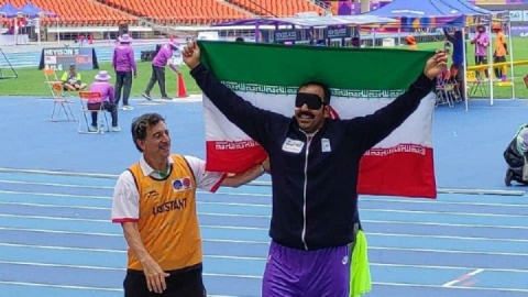 باجلوند به مدال طلا رسید