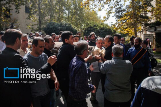 تشییع پیکر «محمد امین کلاته»