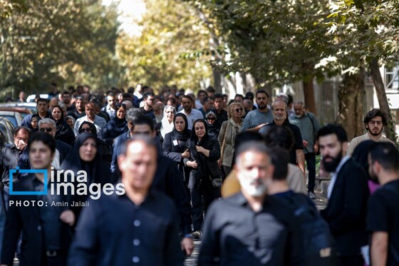 تشییع پیکر «محمد امین کلاته»