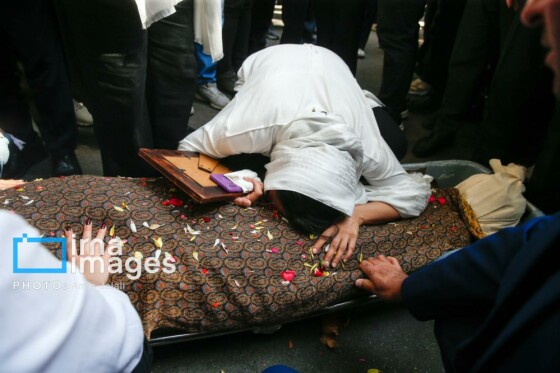 تشییع پیکر «محمد امین کلاته»