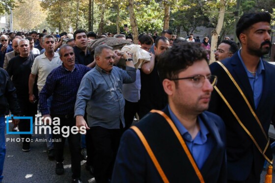 تشییع پیکر «محمد امین کلاته»