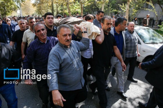 تشییع پیکر «محمد امین کلاته»