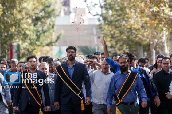 تشییع پیکر «محمد امین کلاته»