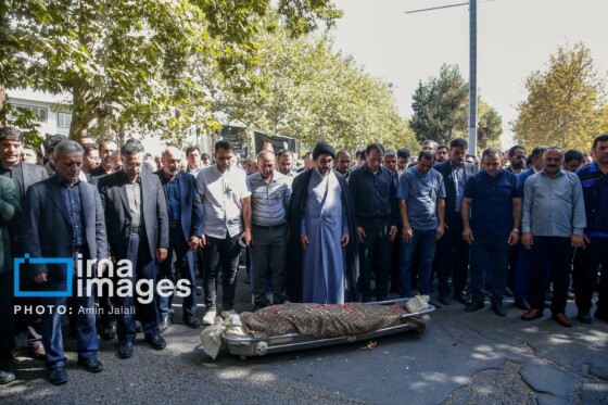 تشییع پیکر «محمد امین کلاته»