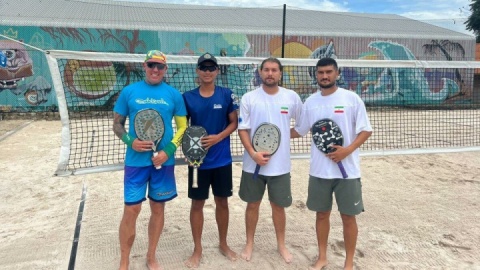 نمایندگان تنیس ساحلی ایران درخشیدند