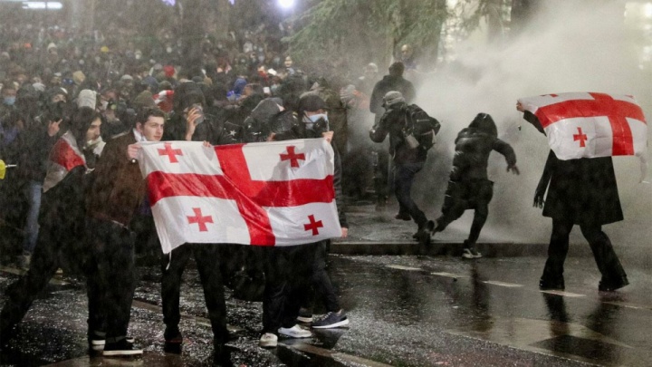 سرنخ اغتشاشات تفلیس خارج  از خاک گرجستان است