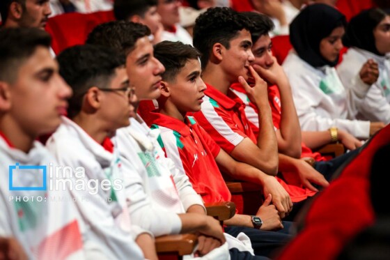 تجلیل از مدال آوران ورزش دانش آموزی