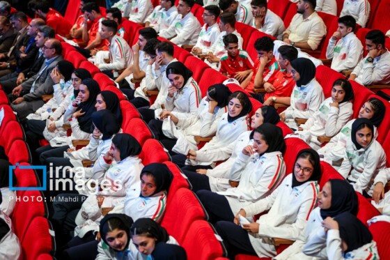 تجلیل از مدال آوران ورزش دانش آموزی