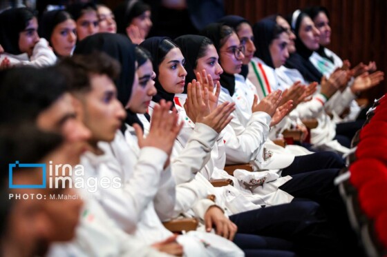 تجلیل از مدال آوران ورزش دانش آموزی