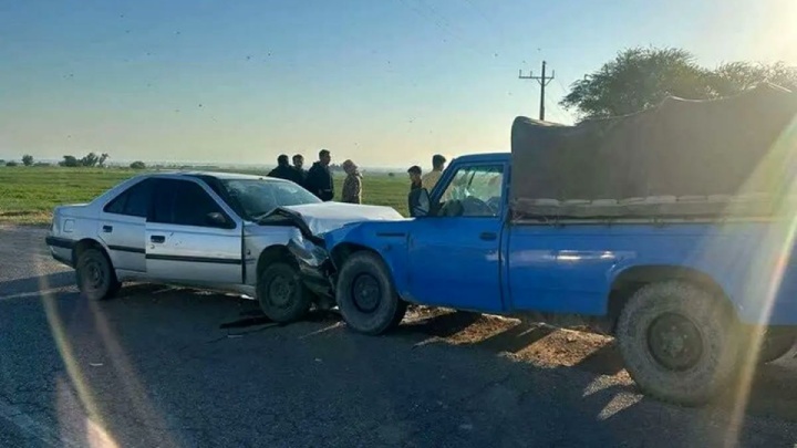 ۳ مصدوم در برخورد نیسان و پژو در مسیر ایذه دهدز