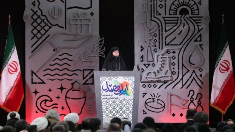 تقدیر زینب نصرالله از ملت ایران به خاطر پشتیبانی از مقاومت