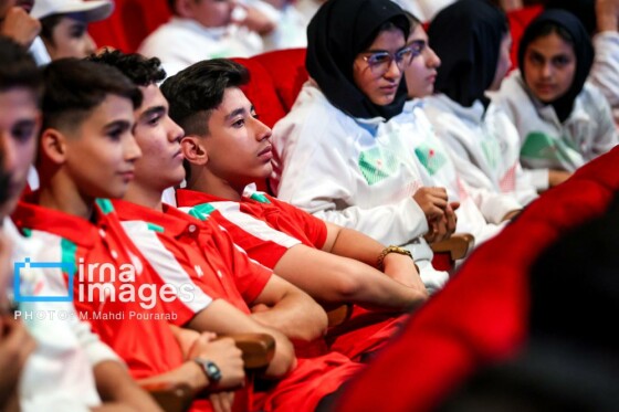 تجلیل از مدال آوران ورزش دانش آموزی