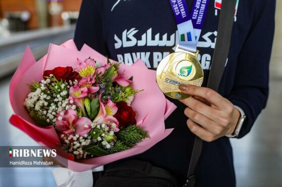 مراسم استقبال از تیم ملی والیبال بانوان ایران