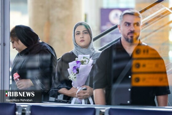 مراسم استقبال از تیم ملی والیبال بانوان ایران