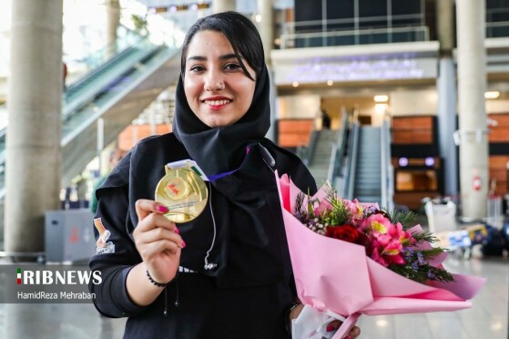 مراسم استقبال از تیم ملی والیبال بانوان ایران