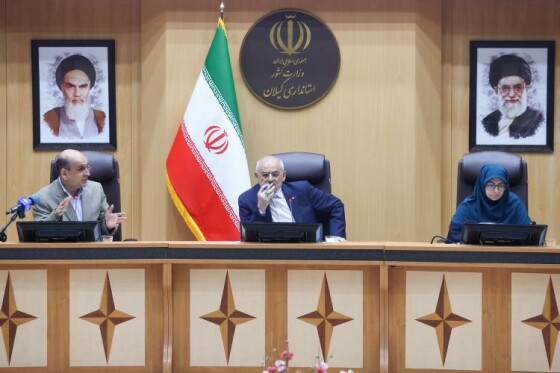 جلسه شورای برنامه‌ریزی و توسعه گیلان با حضور دکتر حاجی میرزایی