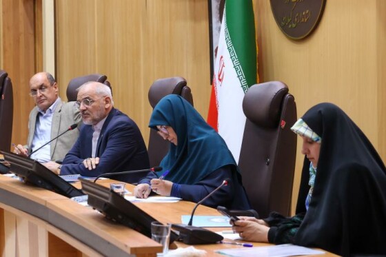 جلسه شورای برنامه‌ریزی و توسعه گیلان با حضور دکتر حاجی میرزایی