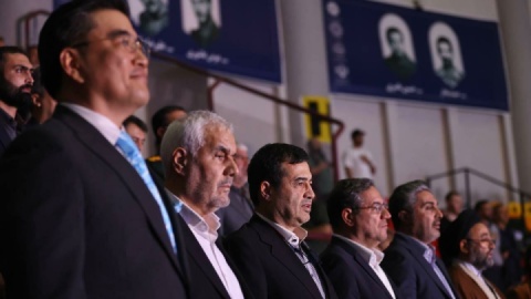 وزیر ورزش به سالن الغدیر ارومیه رفت