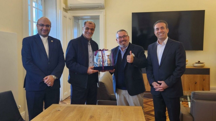 دیدار رئیس و دبیرکل کمیته ملی المپیک ایران با رئیس فدراسیون جهانی والیبال