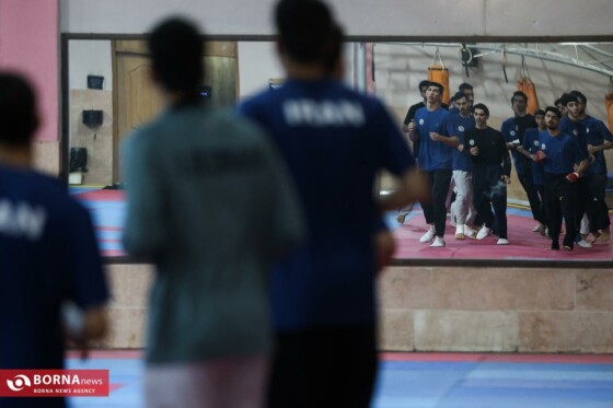 تمرين تیم ملی تکواندو آقایان