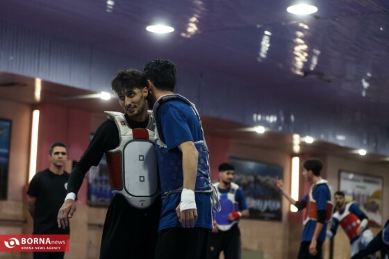 تمرين تیم ملی تکواندو آقایان