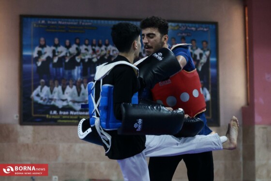 تمرين تیم ملی تکواندو آقایان