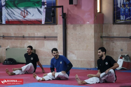 تمرين تیم ملی تکواندو آقایان