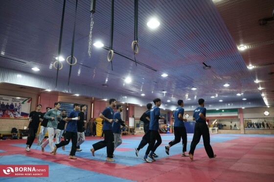 تمرين تیم ملی تکواندو آقایان
