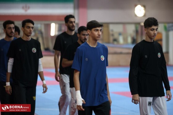 تمرين تیم ملی تکواندو آقایان